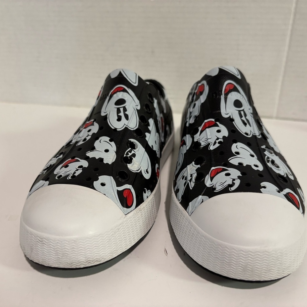 Disney x Native Black Mickey Mouse Slip On Water Shoes Disney Black Red White - Picture 11 of 14